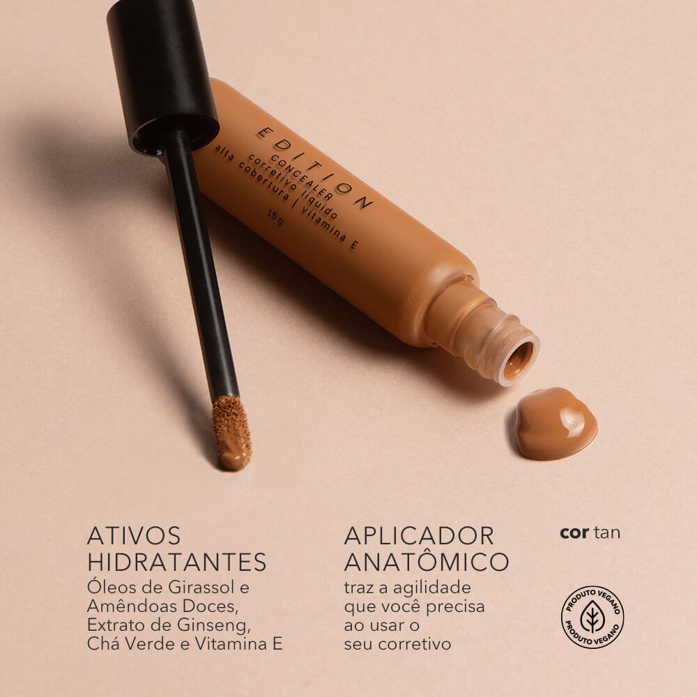 Corretivo Líquido Concealer Océane Edition Cor Tan 15g
