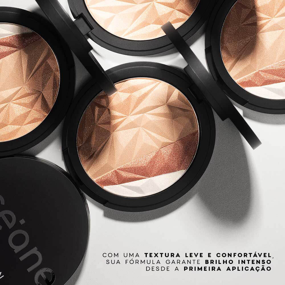 Iluminador Facial Multicolor Powder Highlight Océane Edition 8g