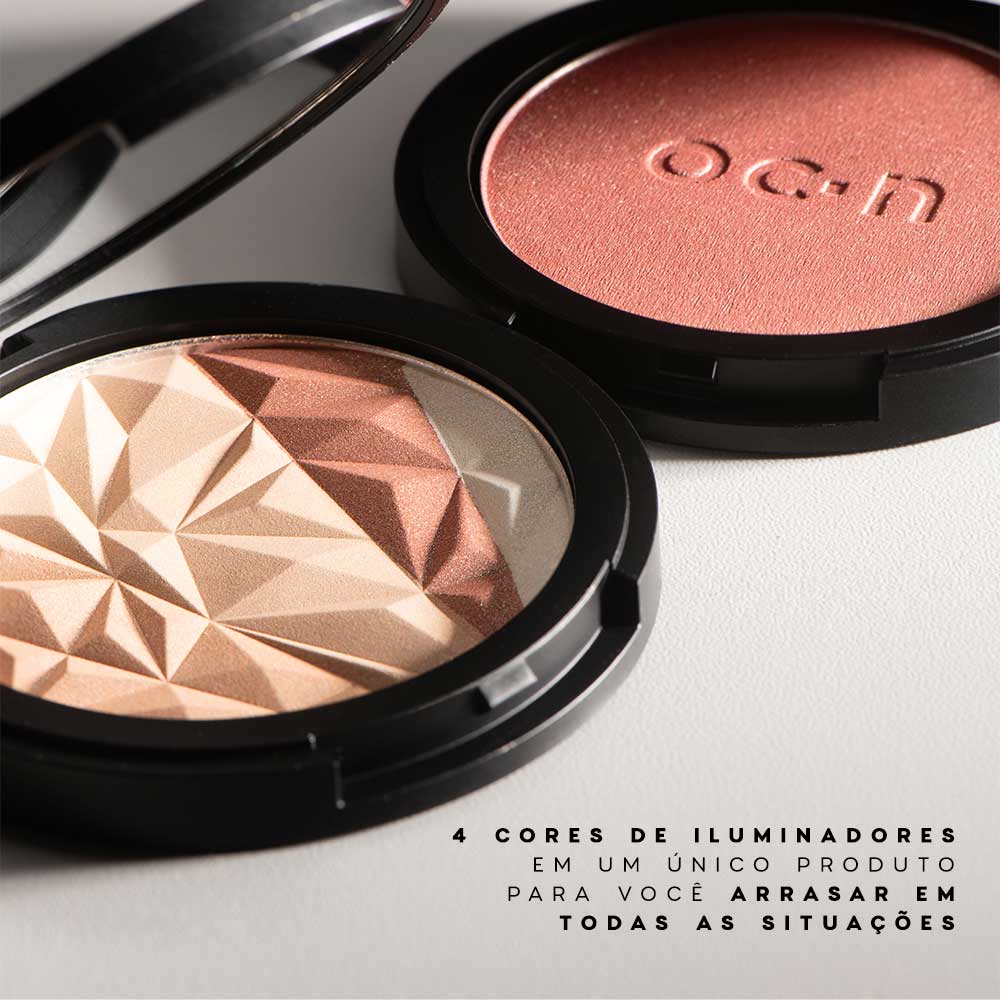 Iluminador Facial Multicolor Powder Highlight Océane Edition 8g