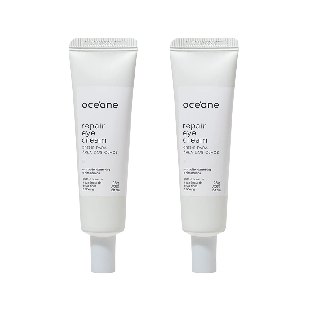 Kit Creme Para Área Dos Olhos Com Vitamina C + Creme Para Área Dos Olhos Com Vitamina Niacinamida