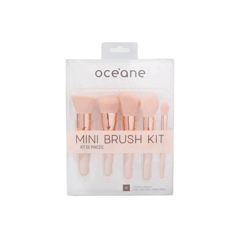 Kit Com 5 Pincéis  Mini Brush