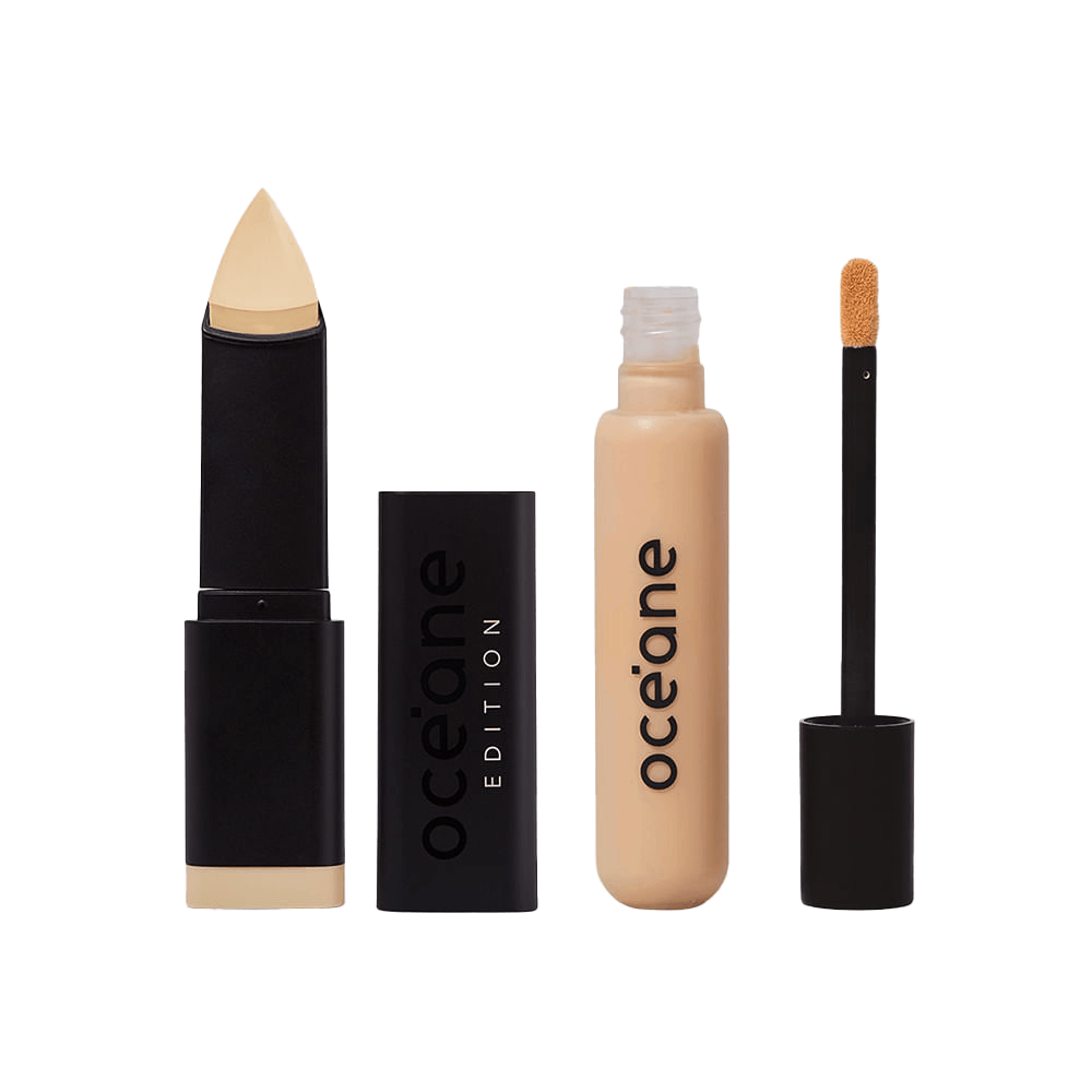 Kit Base Em Bastão Ivory + Corretivo Líquido Fair Océane Edition