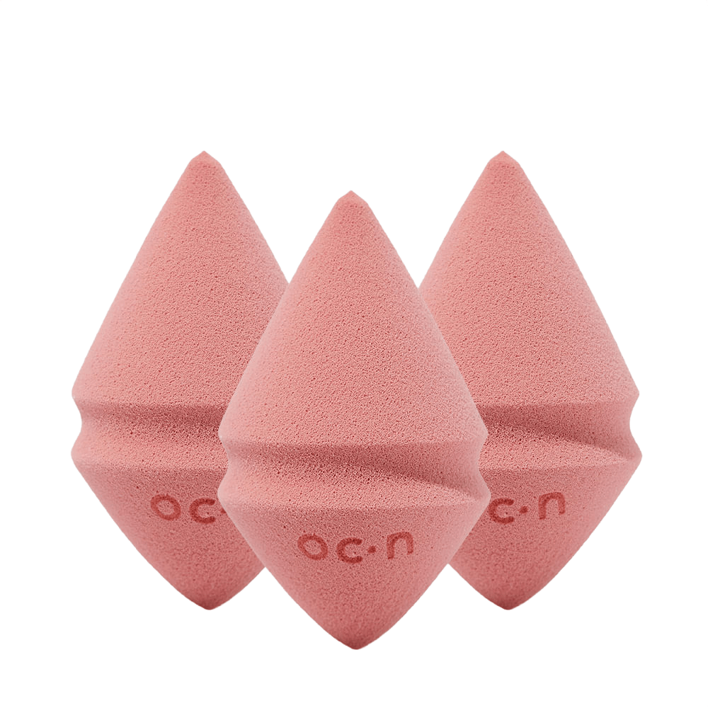 Kit Esponja De Maquiagem Special Diamond Blend Rosa 3 Unidades