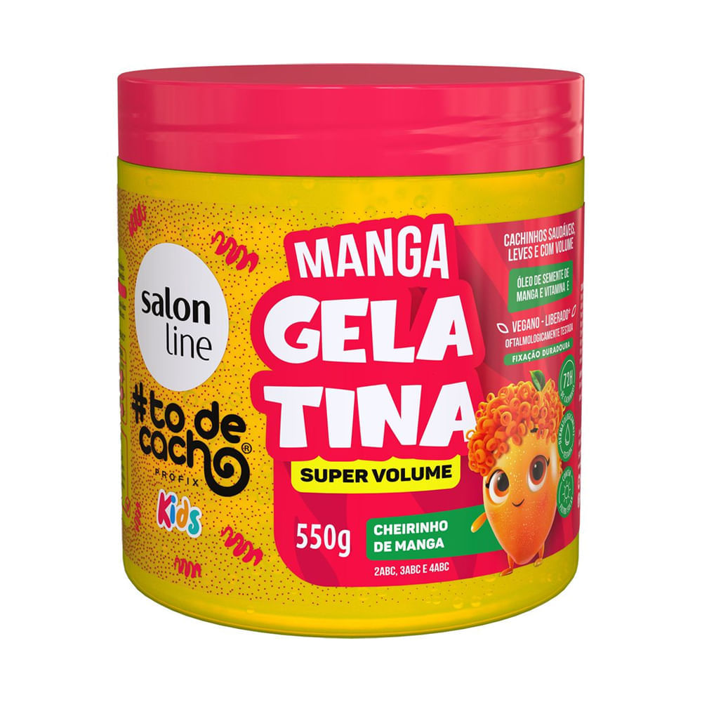 Gelatina Super Volume Todecacho Kids Manga Salon Line 550g