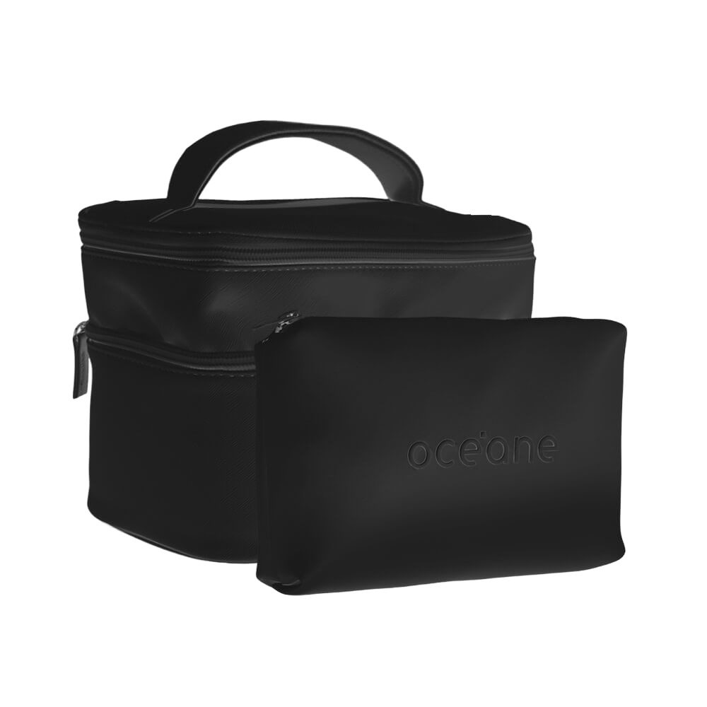 Kit Nécessaire Preto Daily Makeup + Nécessaire Preto Best Travel