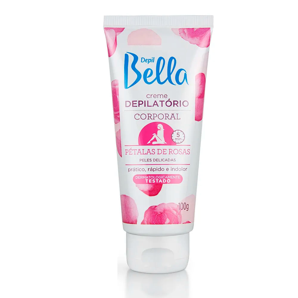 Creme Depilatório Corporal Depil Bella Pétalas De Rosa 100g