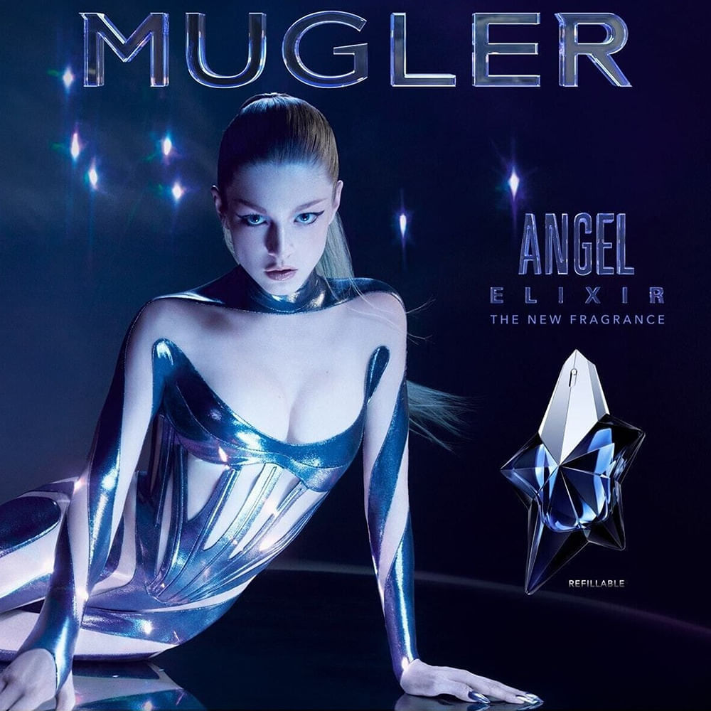 Perfume Feminino Thierry Angel Elixir Eau De Parfum Mugler 100ml Refilável