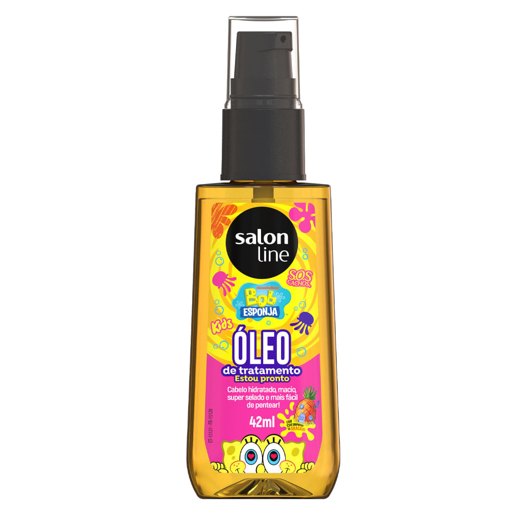 Óleo Capilar Kids SOS Cachos Bob Esponja Salon Line 42ml