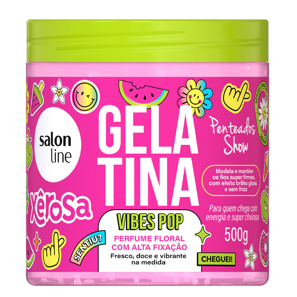 Gelatina Capilar Xêrosa Vibes Pop Salon Line 500g
