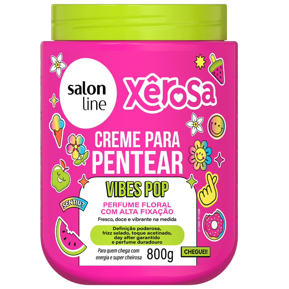 Creme Para Pentear Xêrosa Vibes Pop Salon Line 800g