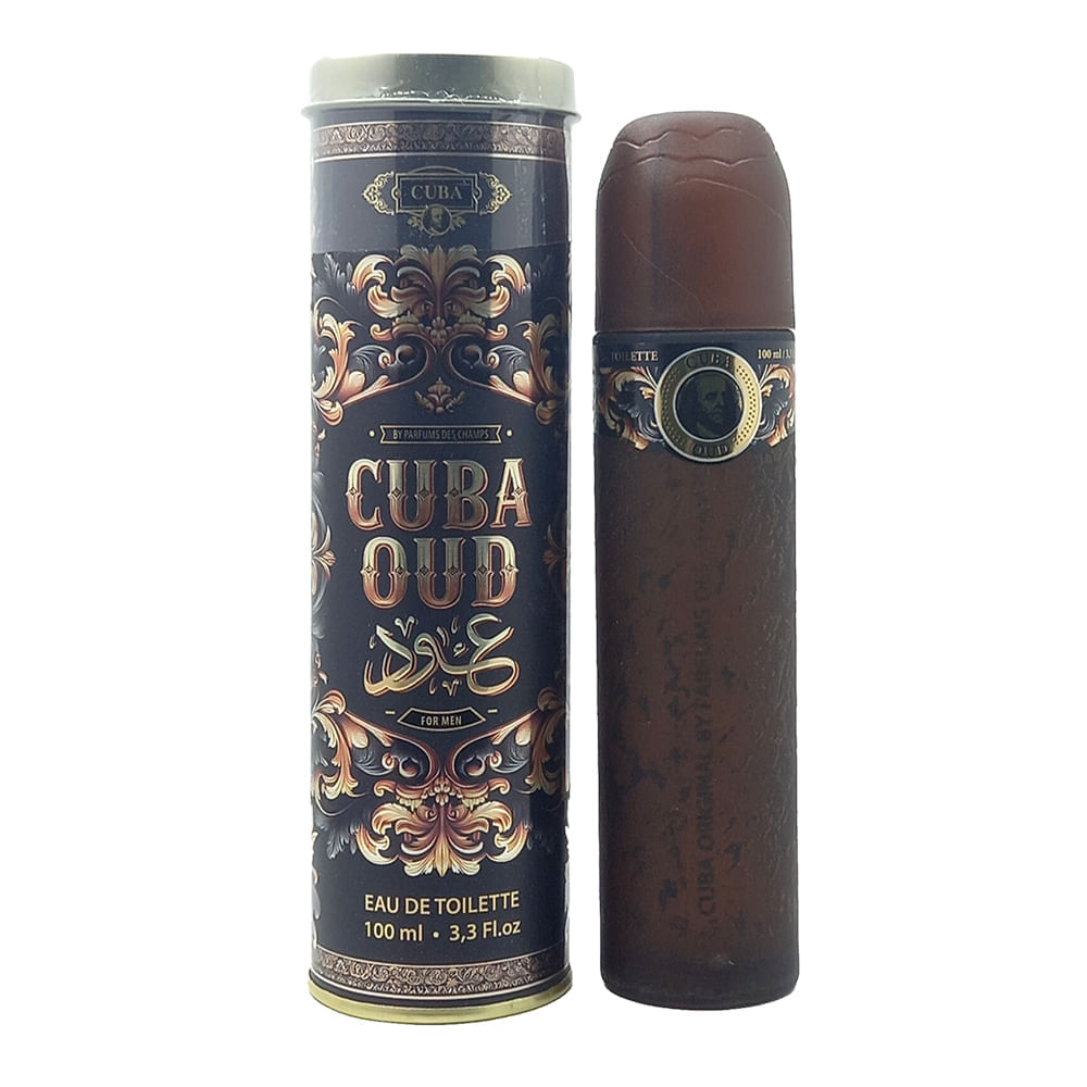 Perfume Masculino Oud For Men Eau de Toilette Cuba 100ml