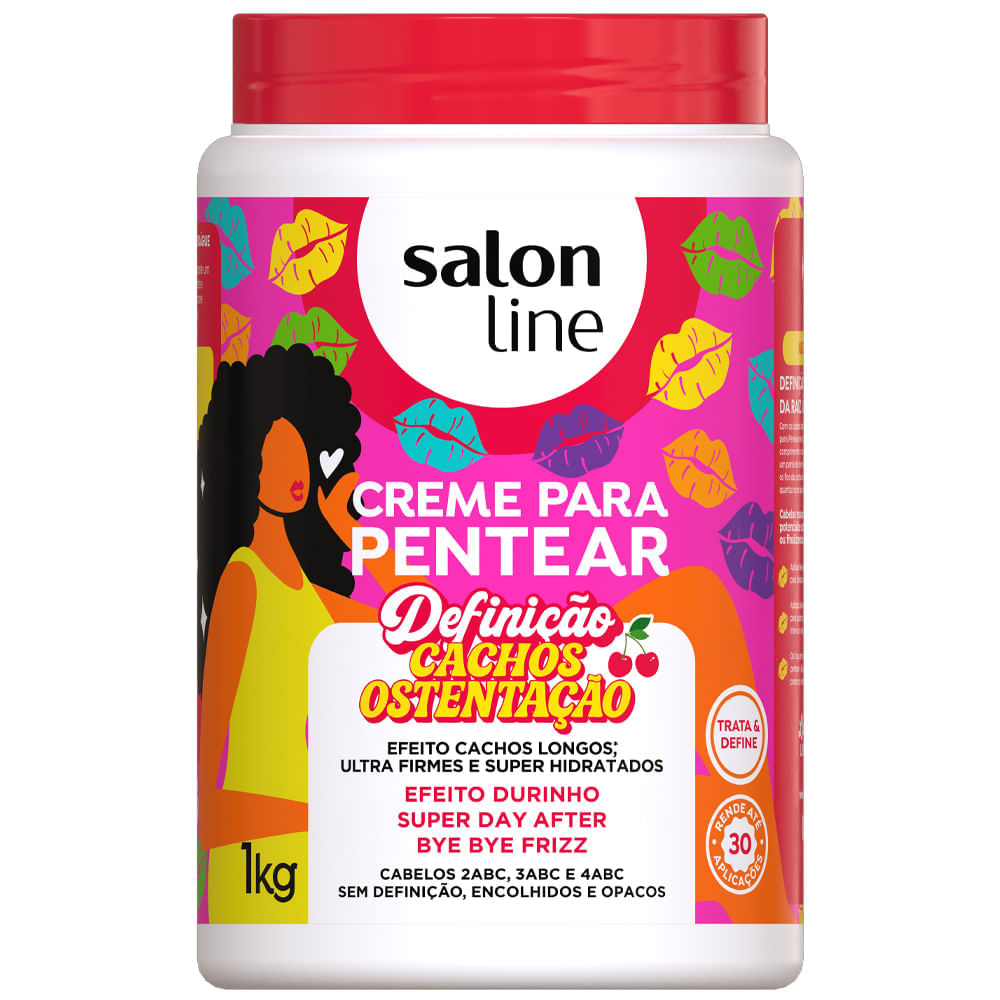 Creme Para Pentear Cachos Ostentação Salon Line 1kg