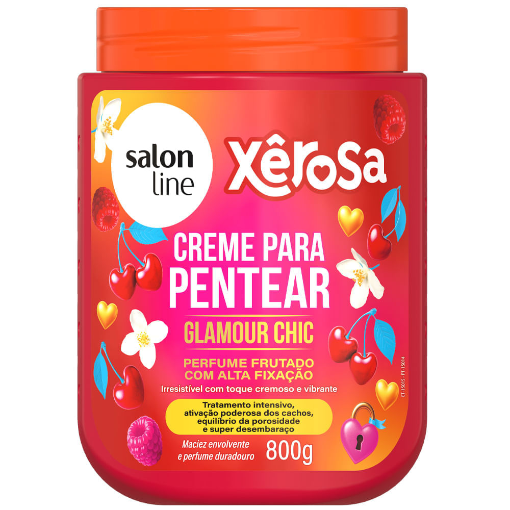 Creme Para Pentear Xêrosa Glamour Chic Salon Line 800g