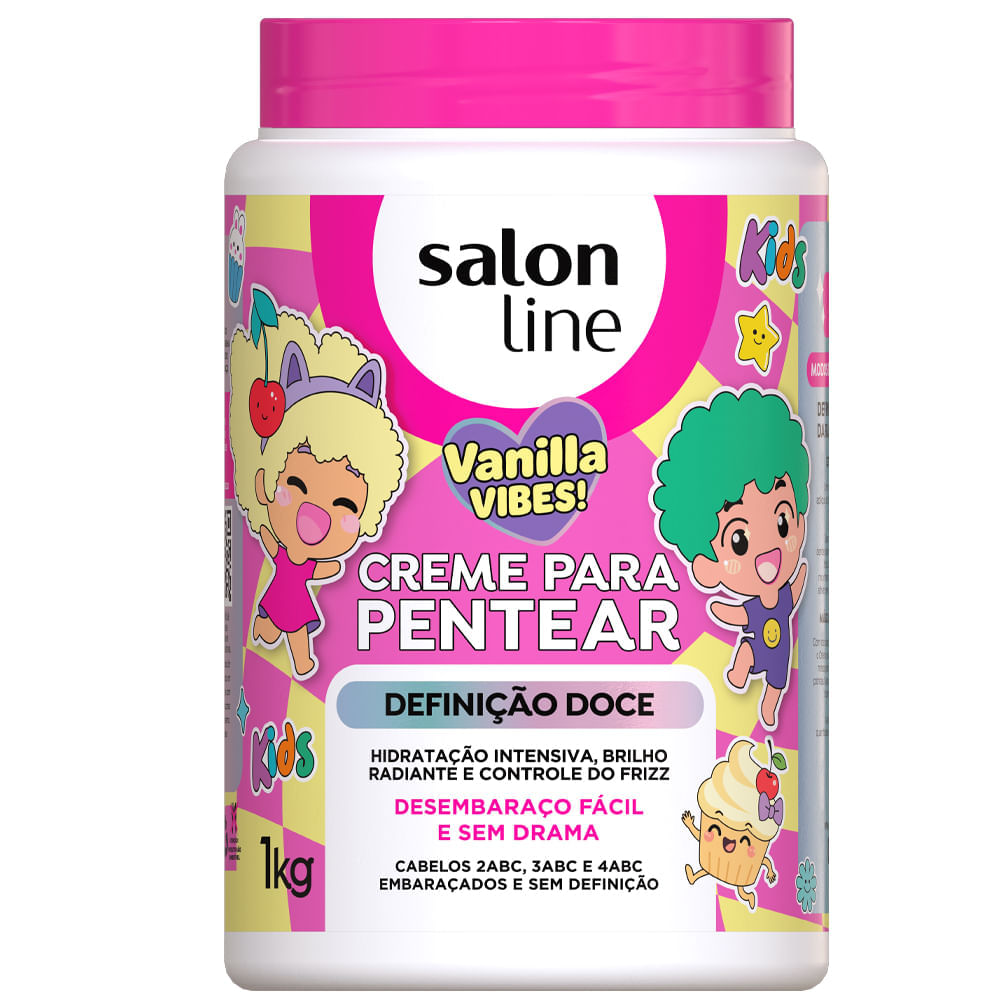 Creme Para Pentear Kids Vanilla Vibes! Salon Line 1kg