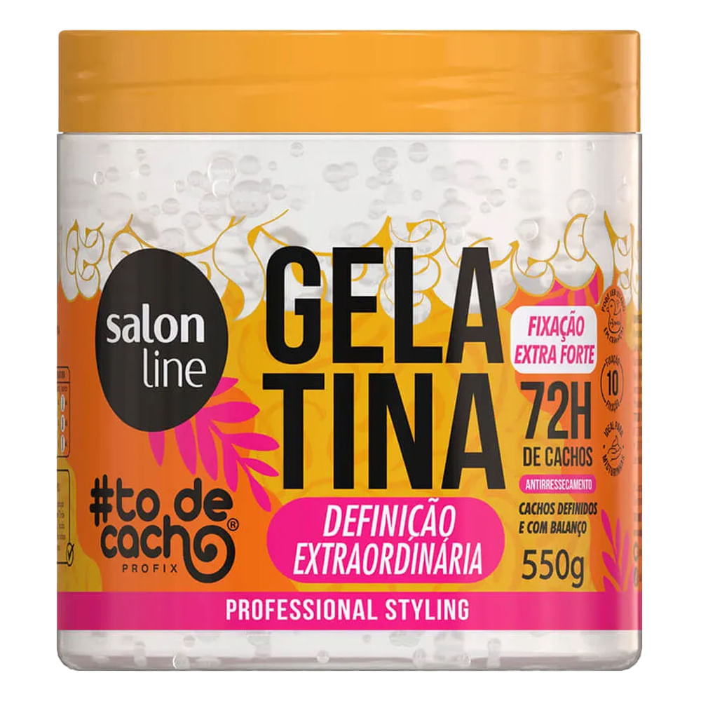 Gelatina Salon Line #todecacho Definição Extraordinária 550g