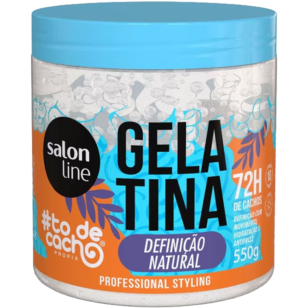 Gelatina #todecacho Definição Natural Salon Line 550g