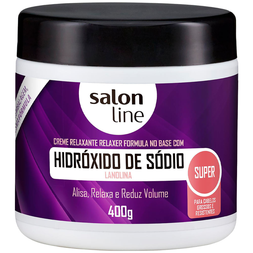 Creme Relaxante Sódio Super Salon Line 400g