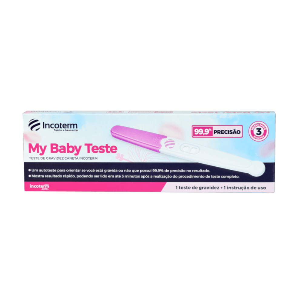 Teste De Gravidez Caneta My Baby Test Incoterm
