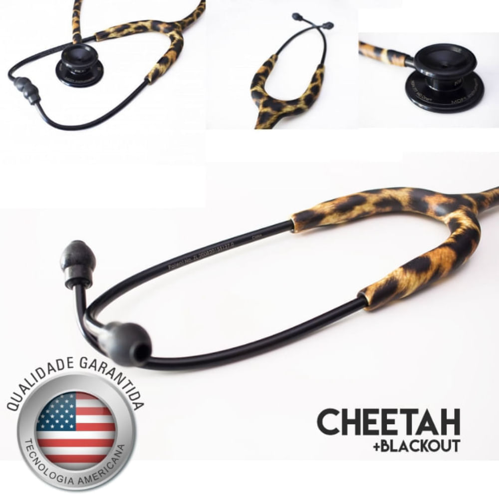 Estetoscópio MDF 777 MD One Cheetah Aço Inoxidável
