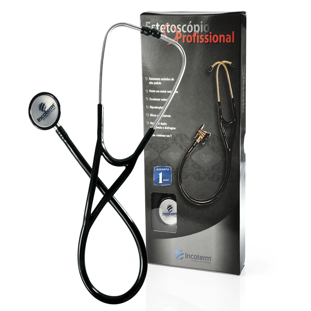 Estetoscópio Profissional Cardiológico Incoterm
