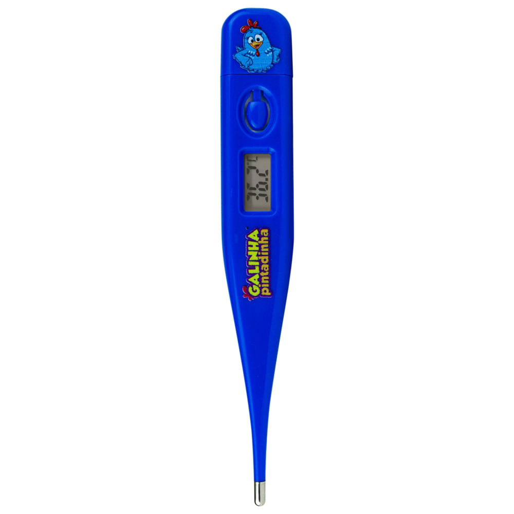 Termômetro digital Azul Galinha Pintadinha