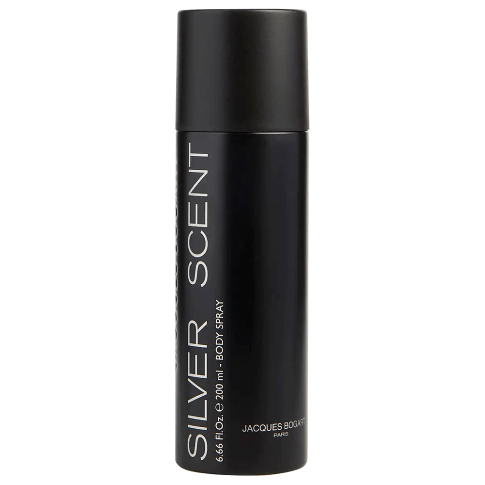 Body Spray Masculino Jacques Bogart Silver Scent 200ml