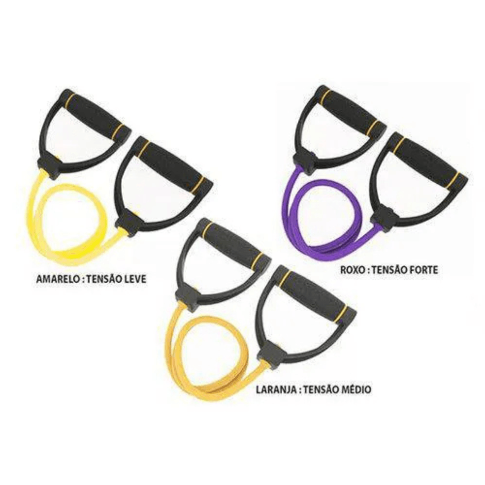 Extensor Pro Elástico Prottector Tensão Forte Roxo