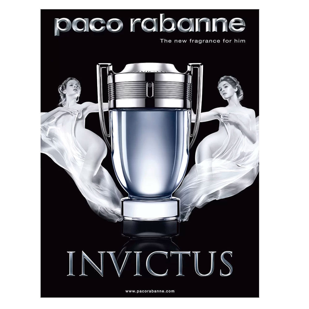 Perfume Masculino Paco Rabanne Invictus Eau de Toilette 100ml