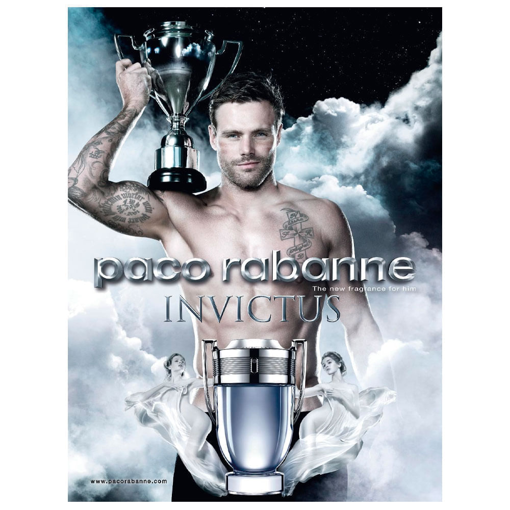 Perfume Masculino Paco Rabanne Invictus Eau de Toilette 50ml
