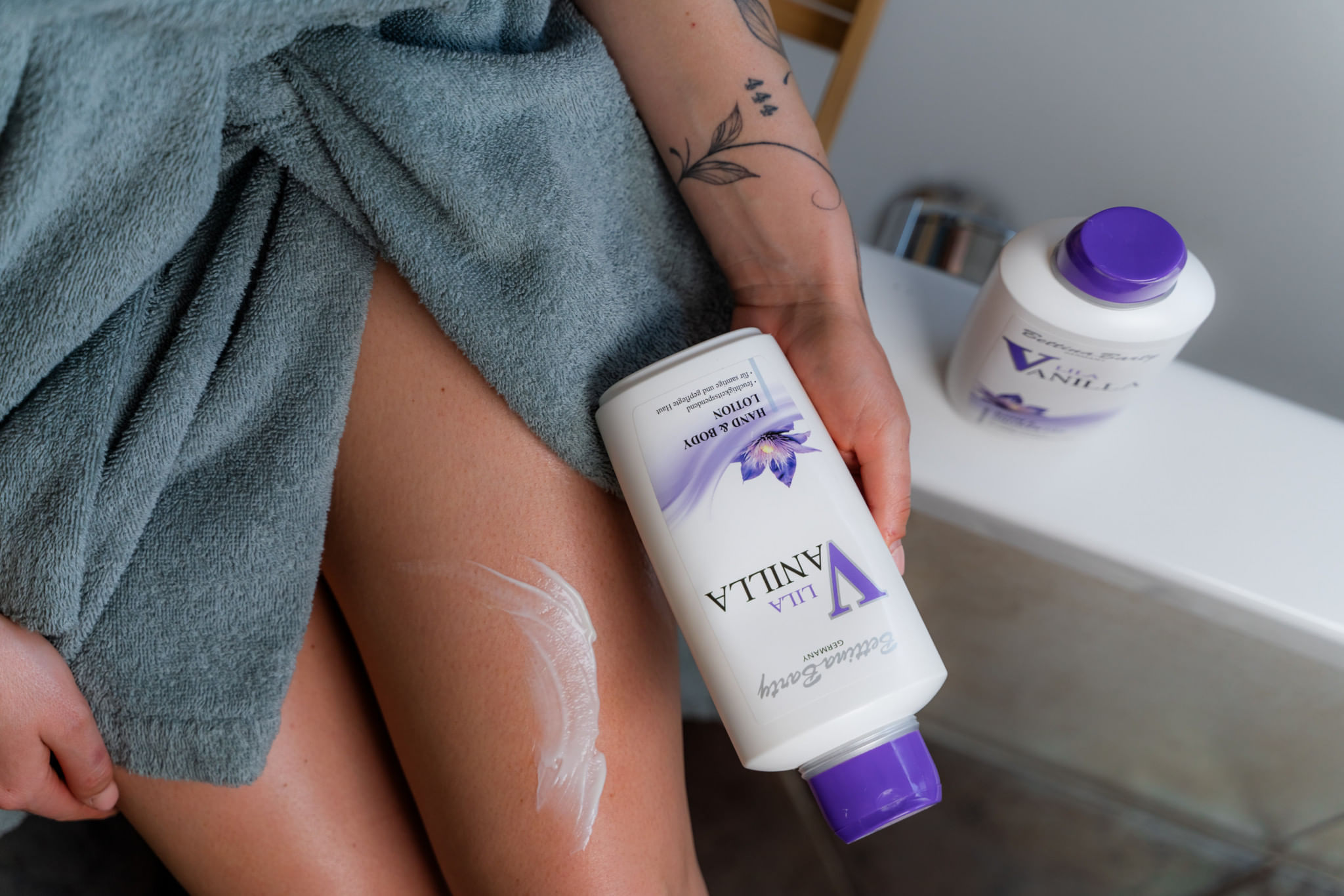 Creme Para Mãos e Corpo Lila Vanilla Bettina Barty 500ml