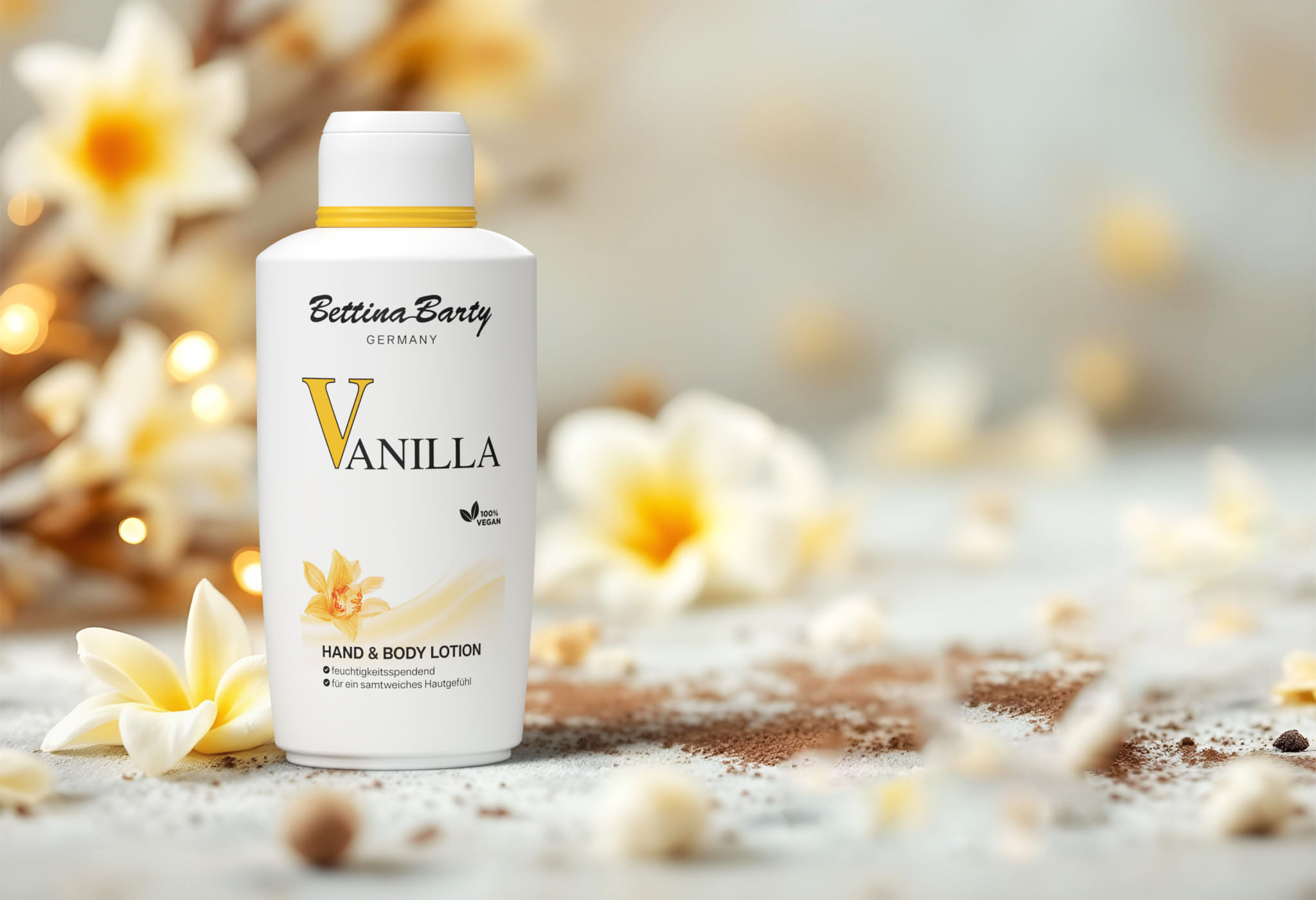 Creme para Mãos e Corpo Vanilla Bettina Barty 500ml