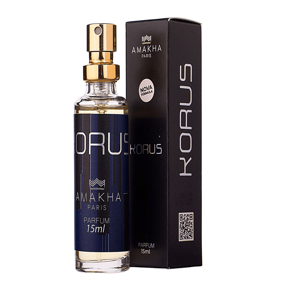 Perfume Masculino Fougère Ambarado Korus Amakha Paris 15ml