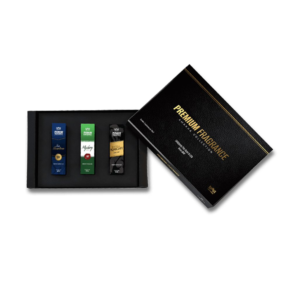 Kit 3 Perfumes Masculino Premium Fragrance Amakha Paris