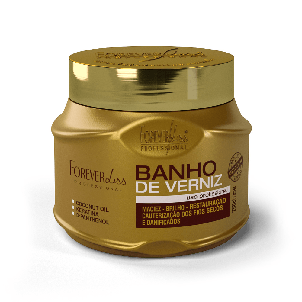 Máscara Banho De Verniz Forever Liss 250g