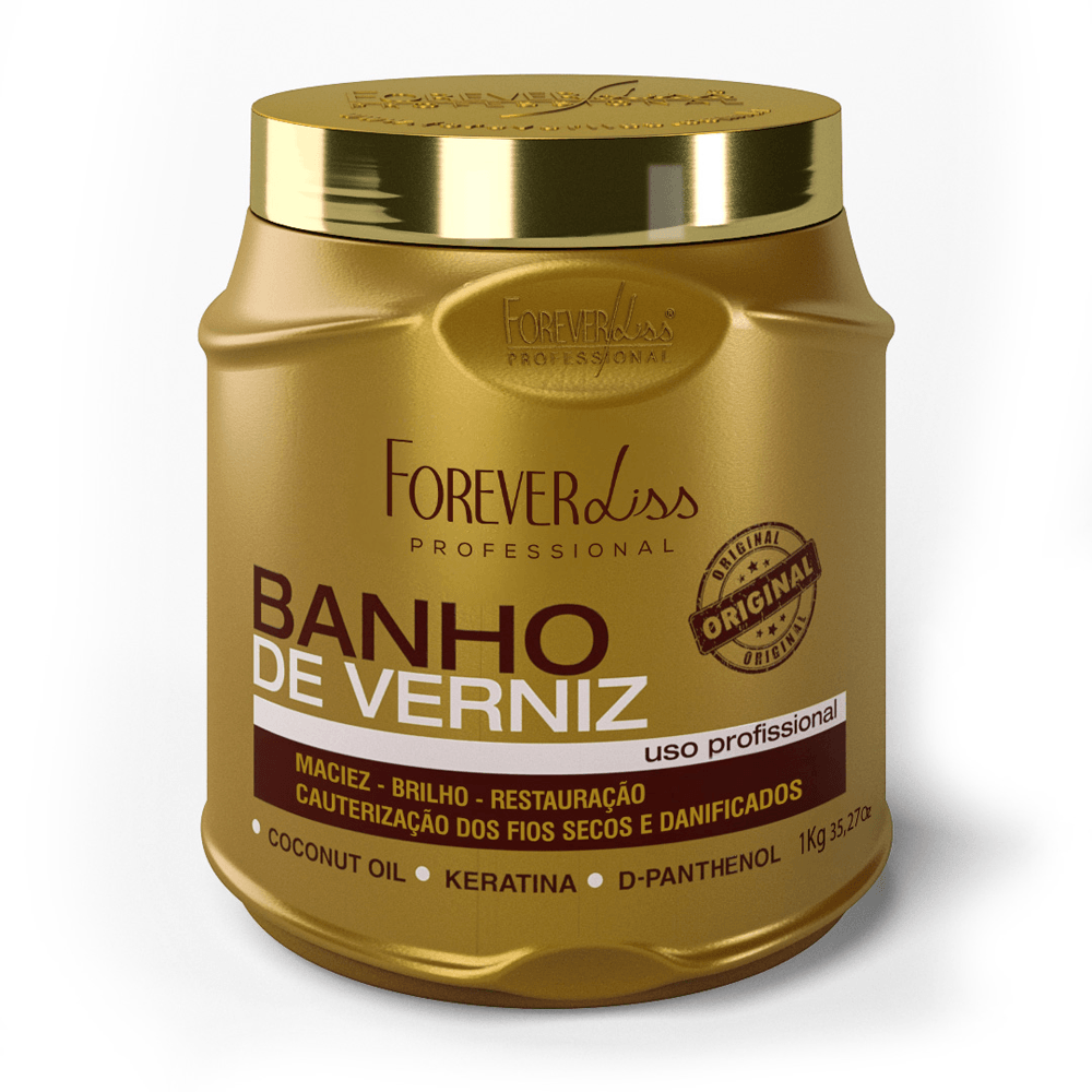 Máscara Banho De Verniz Forever Liss 1kg