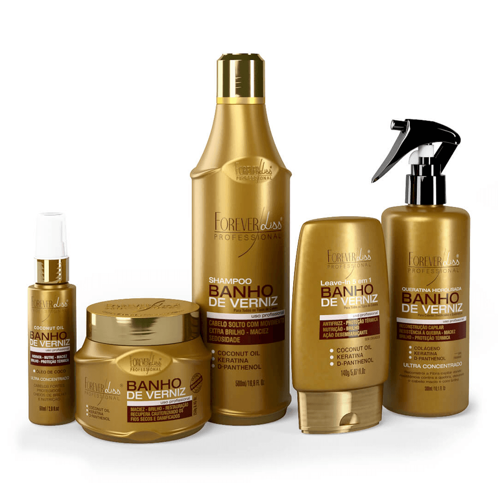 Kit Banho De Verniz Completo Forever Liss