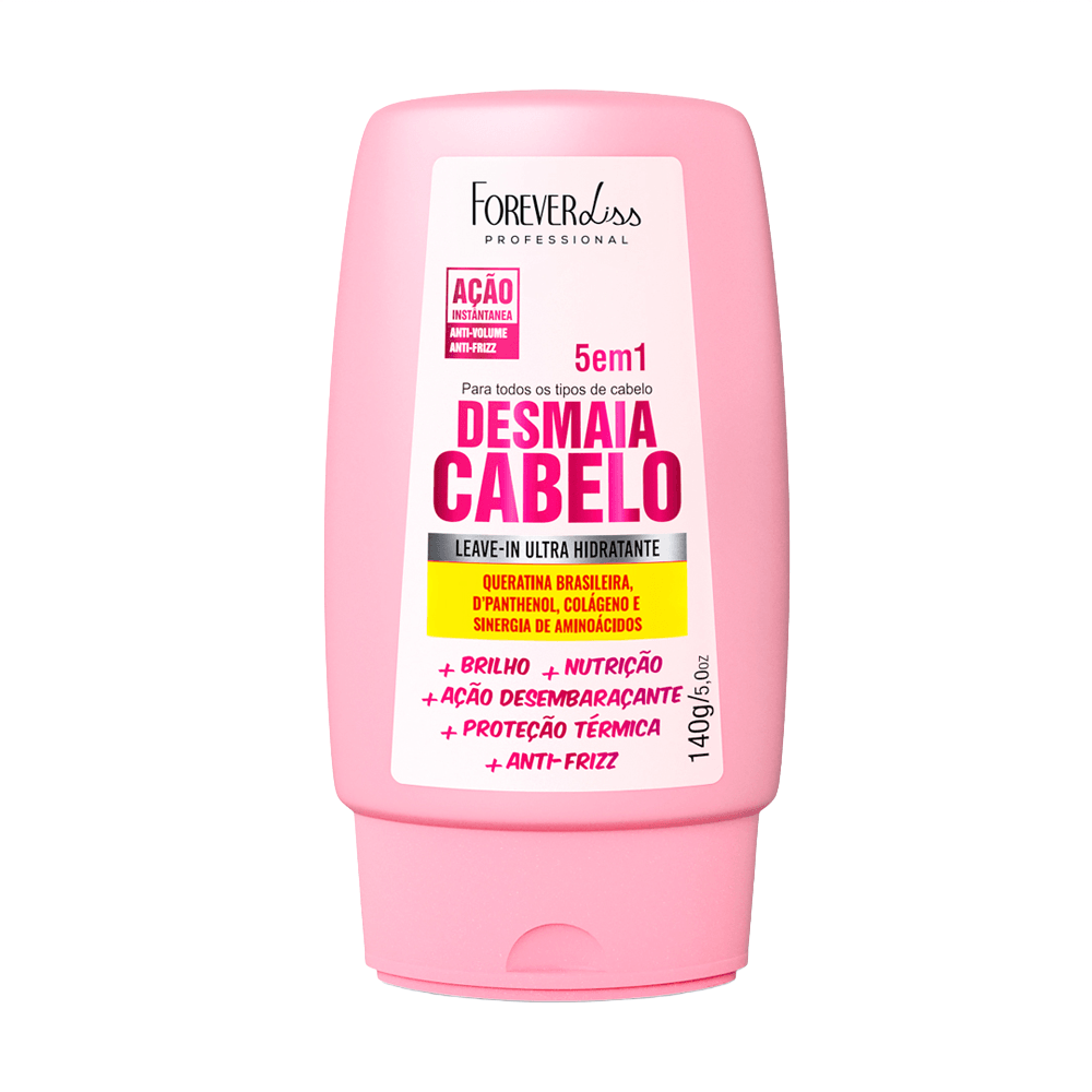 Leave-in Desmaia Cabelo 5 Em 1 Forever Liss 140g
