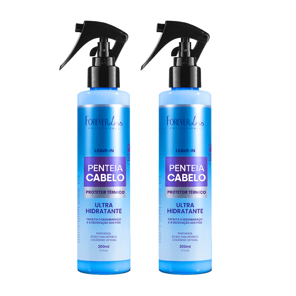 Combo 2 Penteia Cabelo Ultra Hidratante Forever Liss 200ml
