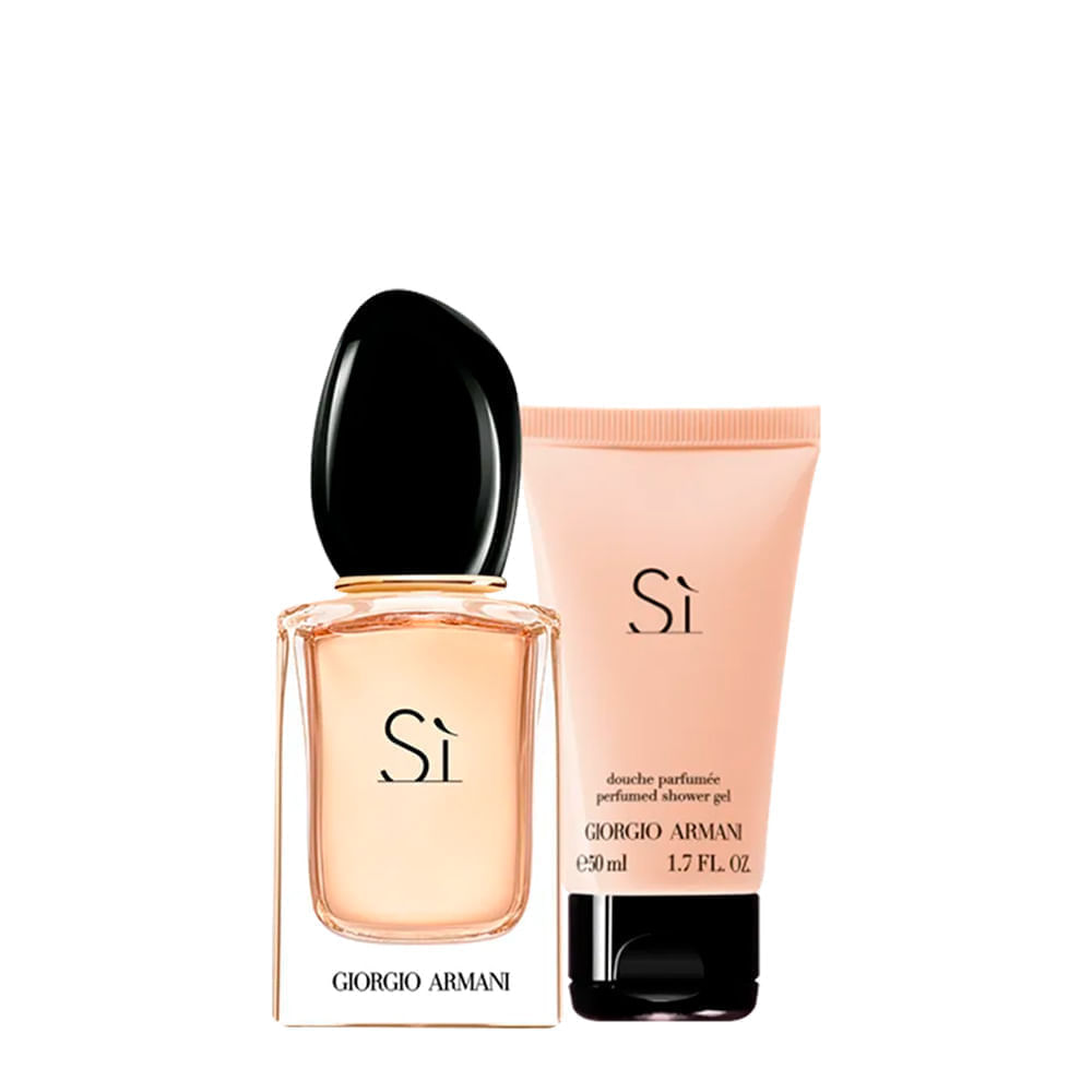 Kit Giorgio Armani Sì Feminino Eau de Parfum 30ml + Shower Gel 50ml
