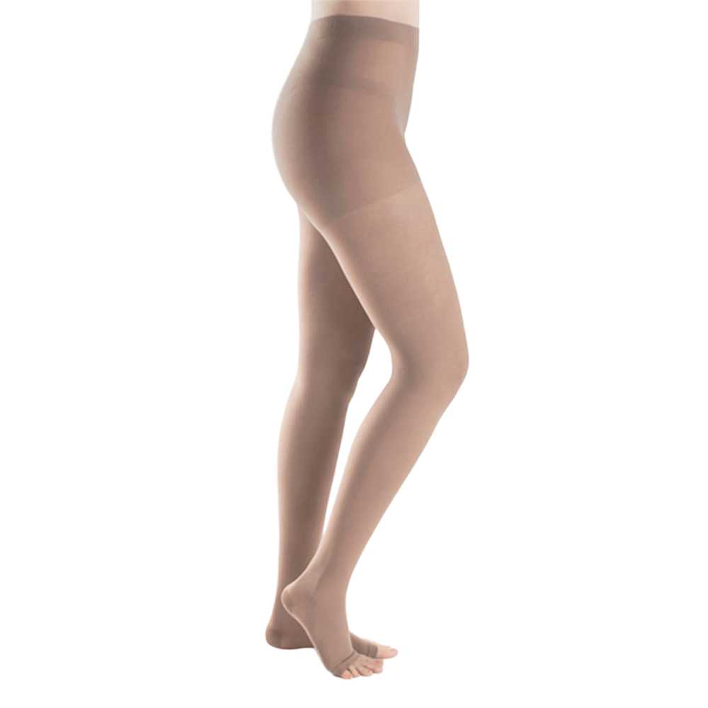 Meia Calca Media Compressão 18-21 Fem Aberta Natural Cor Natural Tam G