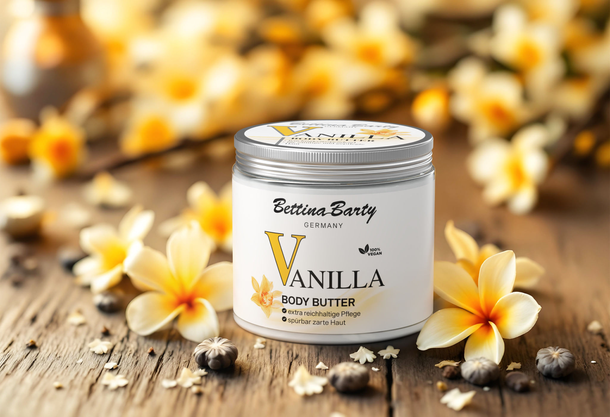 Manteiga Corporal Vanilla Bettina Barty 400ml