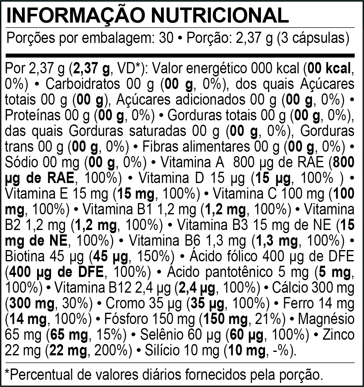 Kit 2 Multivitamínicos Hairskin & Nails Homem Maxinutri 90 cápsulas