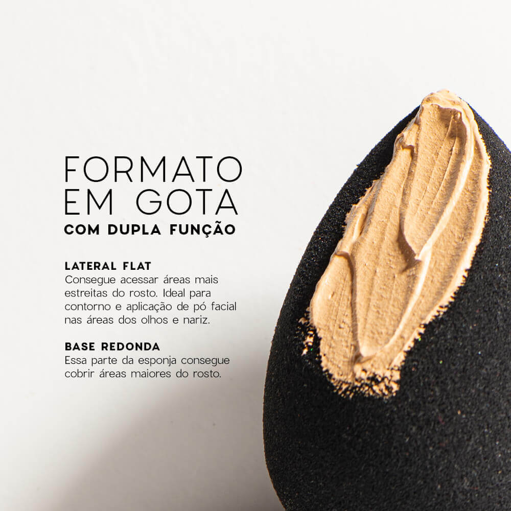 Kit Base Líquida 420t + Esponja de Maquiagem Océane Edition