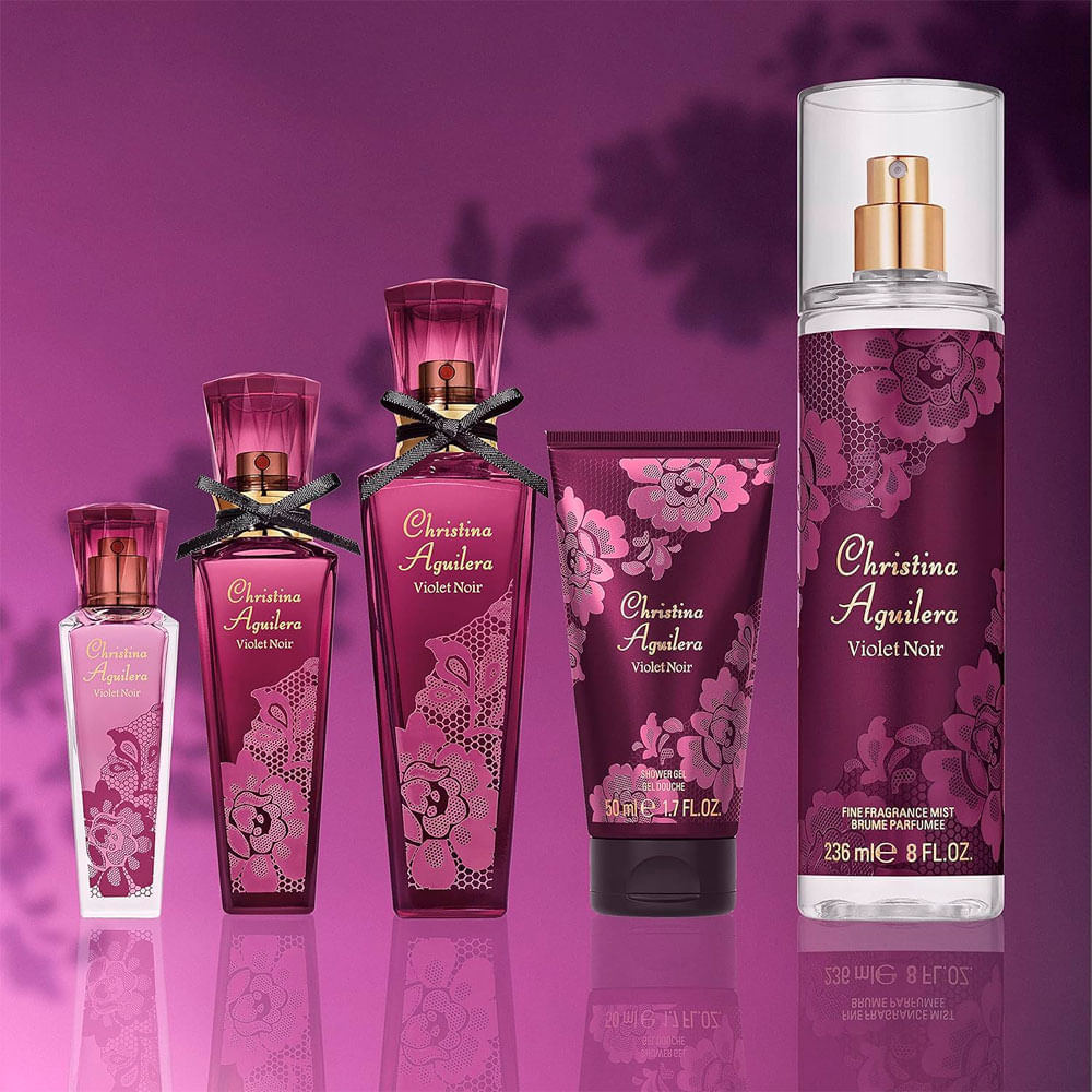 Body Mist Christina Aguilera Violet Noir 236ml