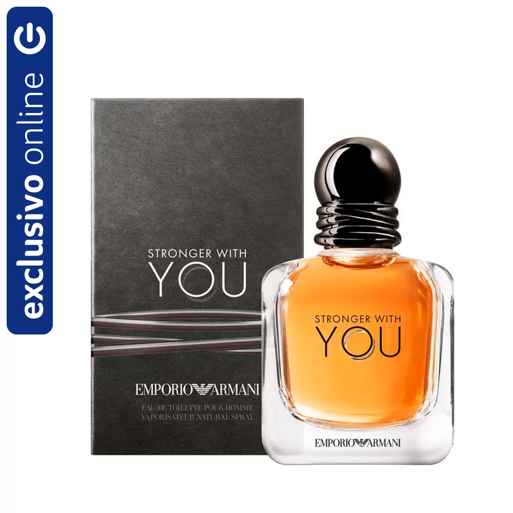 Perfume Masculino Stronger With You Giorgio Armani Eau de Toilette  50ml