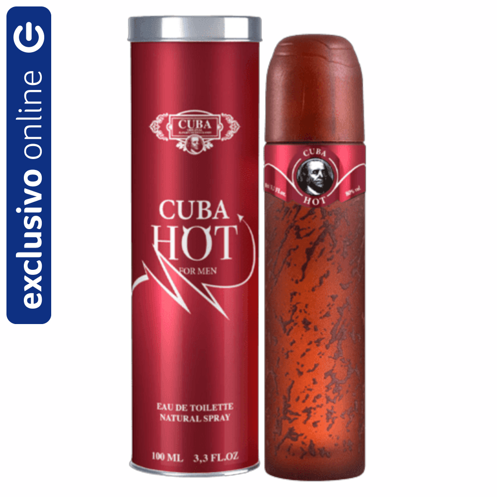 Perfume Masculino Cuba Hot Eau De Toilette 100ml
