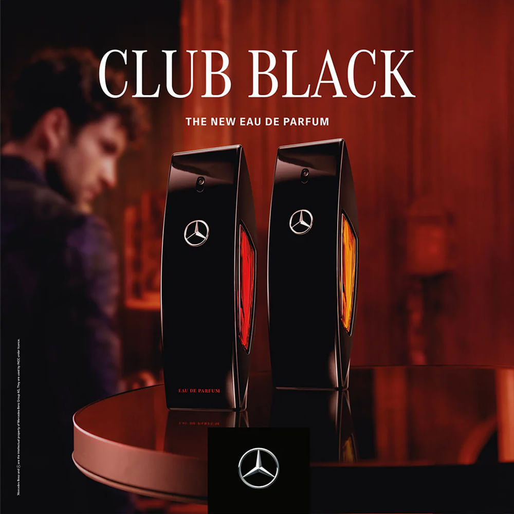 Perfume Masculino Eau de Parfum Club Black  Mercedes-Benz 100ml