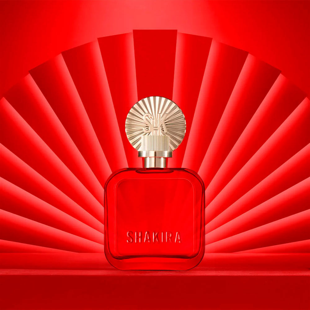 Kit Shakira  Eau de Parfum Rojo Feminino 80ml + Body Lotion 75ml