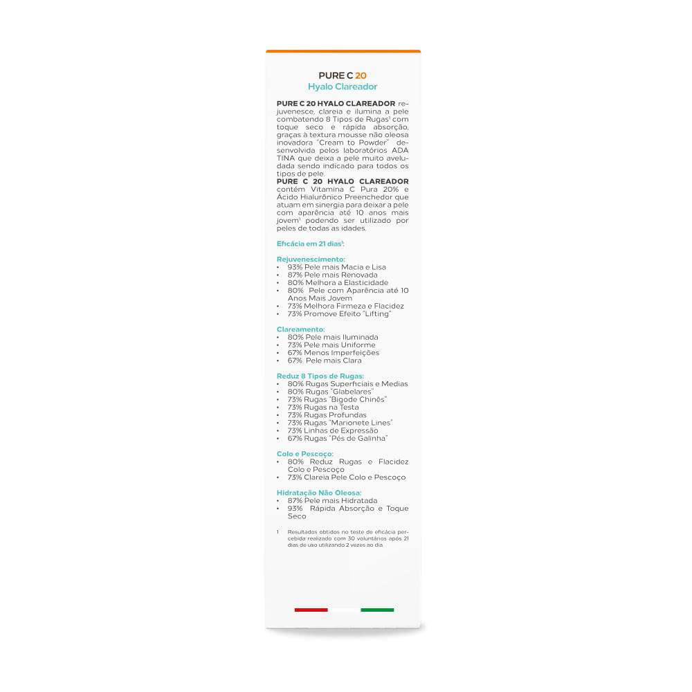 PURE C 20 HYALO VITAMINA C PURA CLAREADORA ANTI-MANCHAS