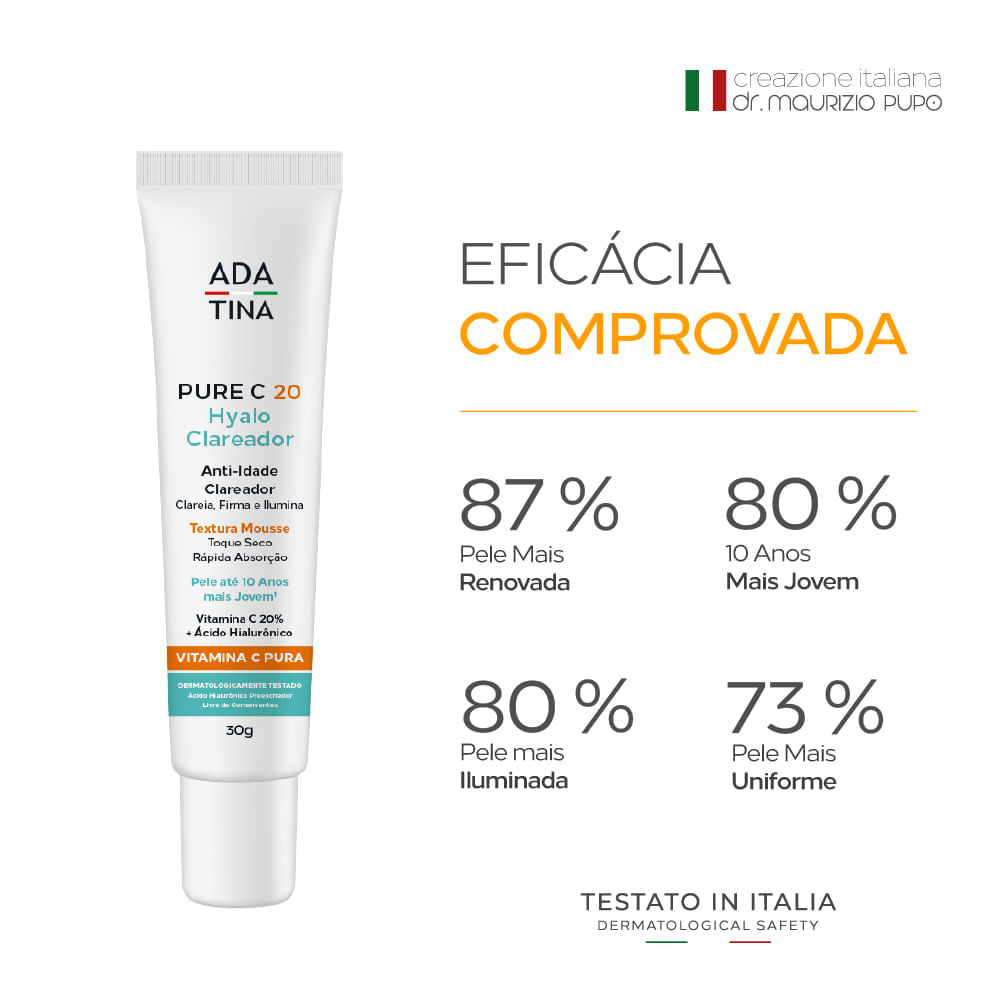 PURE C 20 HYALO VITAMINA C PURA CLAREADORA ANTI-MANCHAS